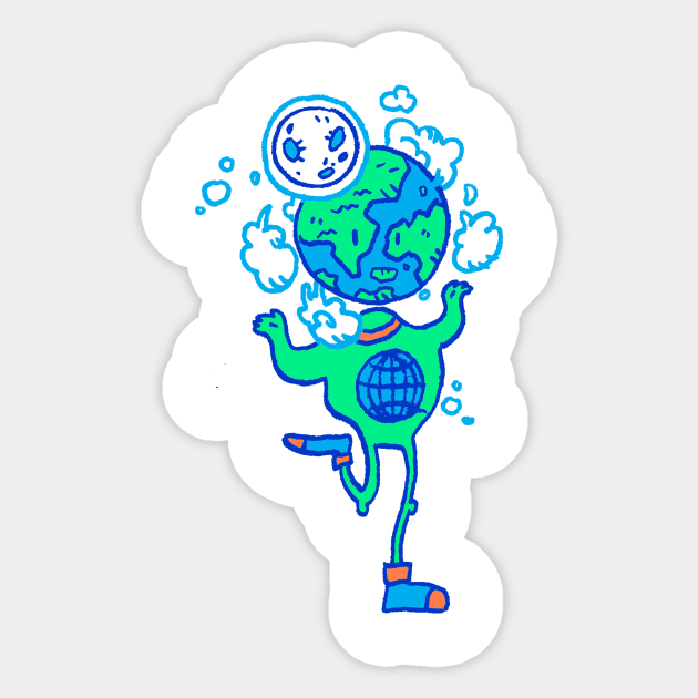 Globeo Sticker by mikejbecker